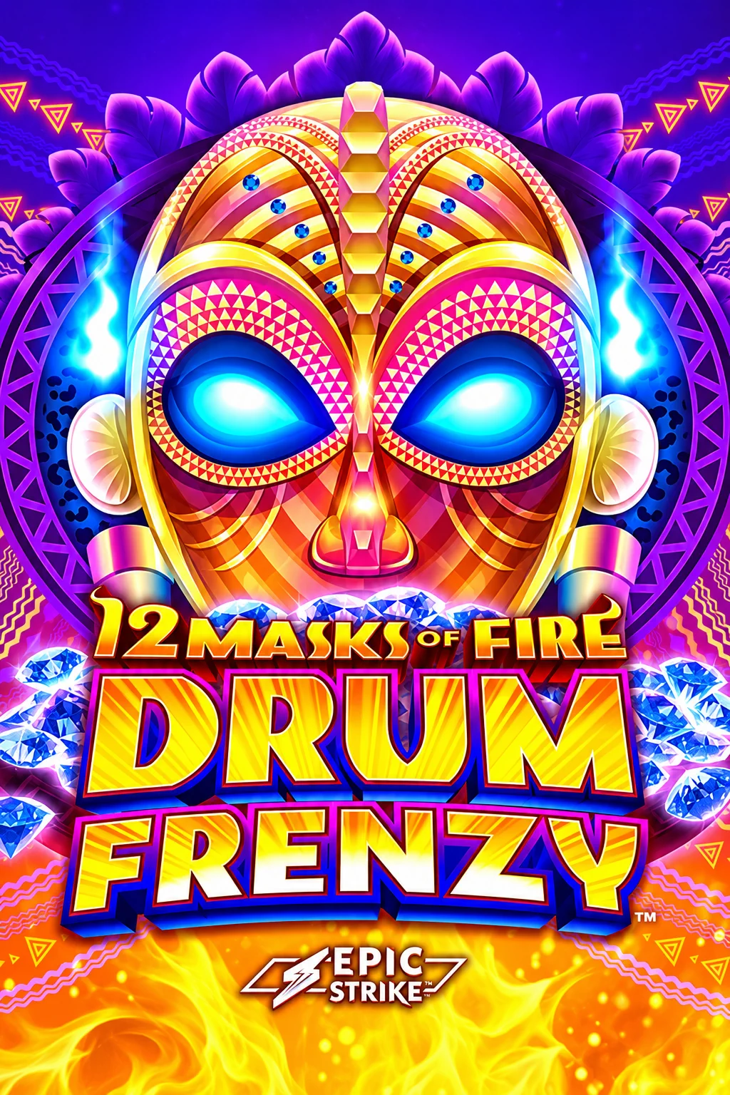 12 Masks of Fire Drum Frenzy