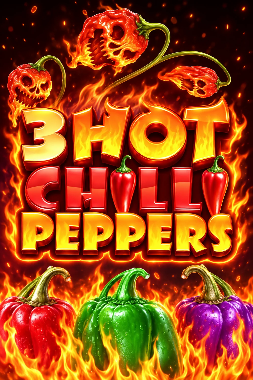 3 Hot Chilli Peppers